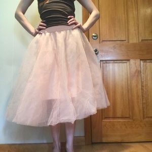 Pink Tulle Skirt NWT Sz XS